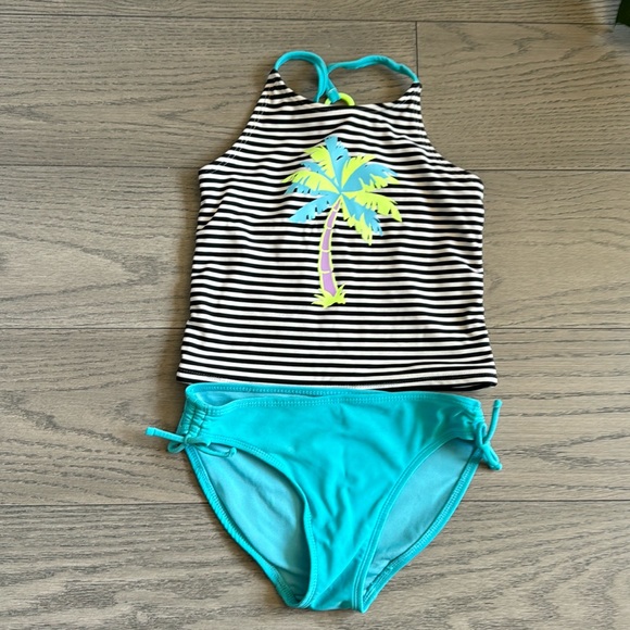 George 2-piece girls bathing suit in M (7-8) - Picture 1 of 7